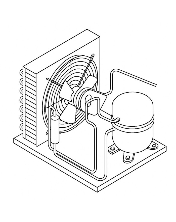 700 Lt -2+8°C 1 door REMOTE...