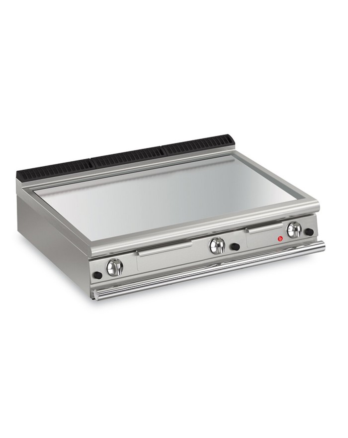GAS FRY TOP PLAQUE LISSE...
