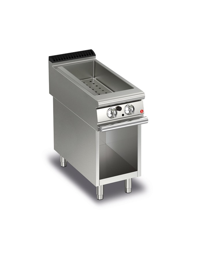 GAS BAIN-MARIE ON OPEN...