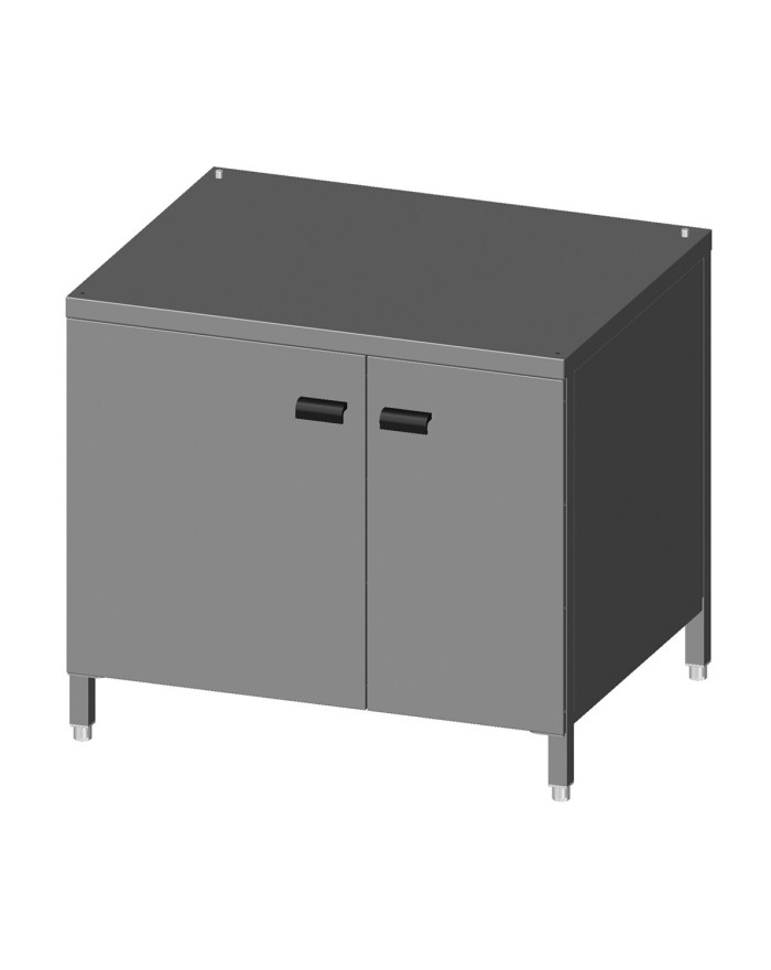 ARMOIRE EN ACIER INOX. AVEC...