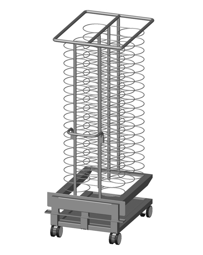 WÓZEK MONOBLOKOWY Z REGAŁEM...