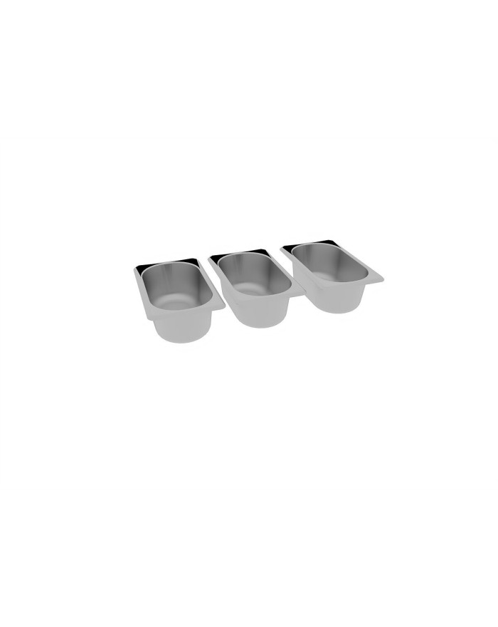 KIT 3 BACINELLE GN1/9 H65 MM