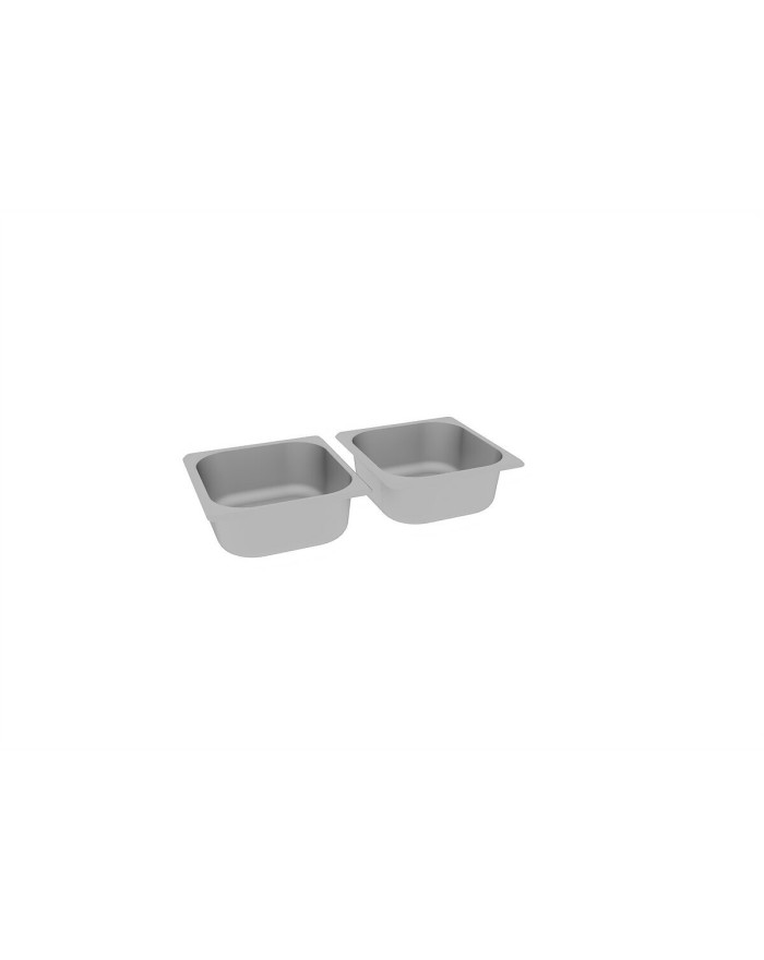 KIT 2 BOWLS GN1/6 H65 MM