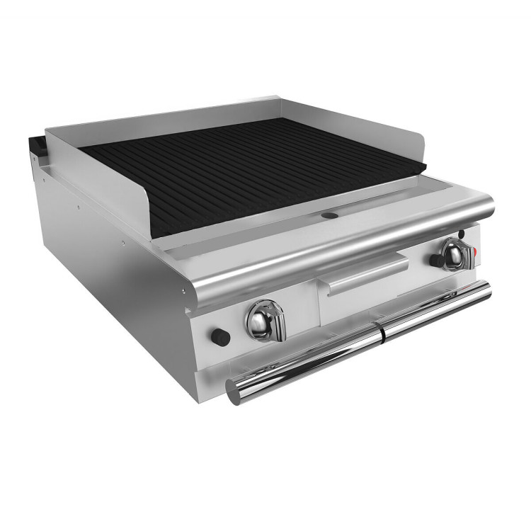 Gas Lava Stone Grill M80 - Cast Iron Grill - M80 Top Version