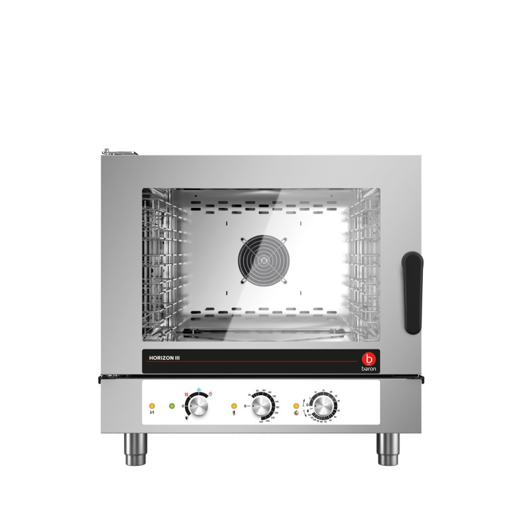 FORNO COMBINATO A GAS A VAPORE DIRETTO - 5 X 1/1 GN - 5 X 600 X 400 ● COMANDI ELETTROMECCANICI