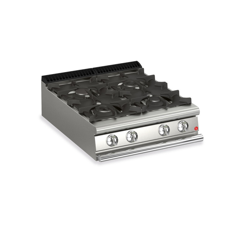 COCINA DE GAS DE 4 FUEGOS VERSIÓN TOP