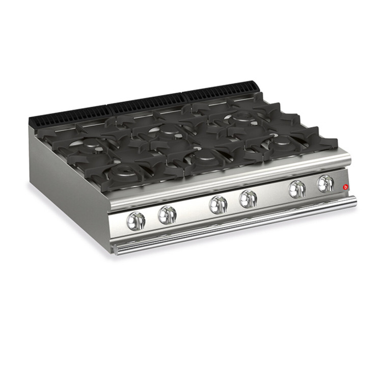 6-BURNER GAS COOKER TOP VERSION