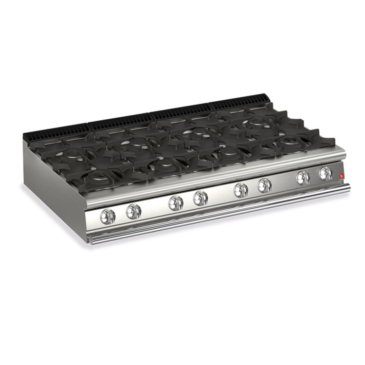 CUCINA 8 FUOCHI GAS VERSIONE TOP - 45,4 KW