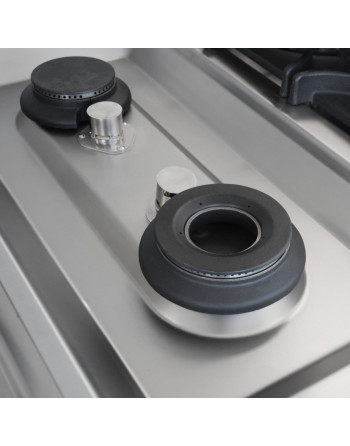 Kuchnia gazowa z 6 palnikami, piekarnikiem gazowym i szafką podblatową o mocy 46,9 kW