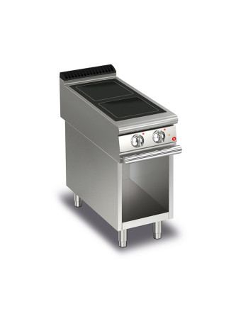 COCINA ELÉCTRICA 2 ZONAS VITROCERÁMICAS EN COMPARTIMENTO ABIERTO
