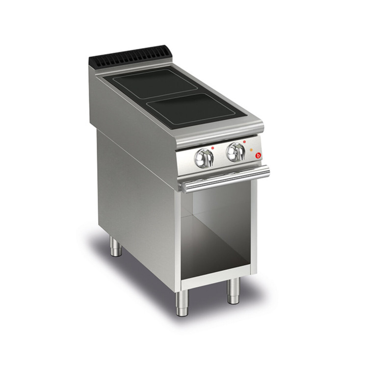 CUCINA ELETTRICA 2 ZONE VETROCERAMICA SU VANO A GIORNO