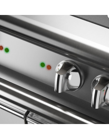 Płyta indukcyjna z 4 strefami grzewczymi na wnęce kuchennej