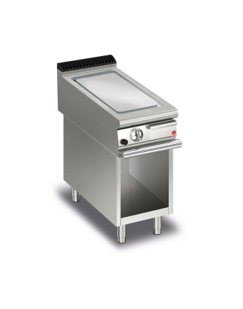 FRY TOP S GAS M40 Chromplatte - Glatt - Am Thermostatfach