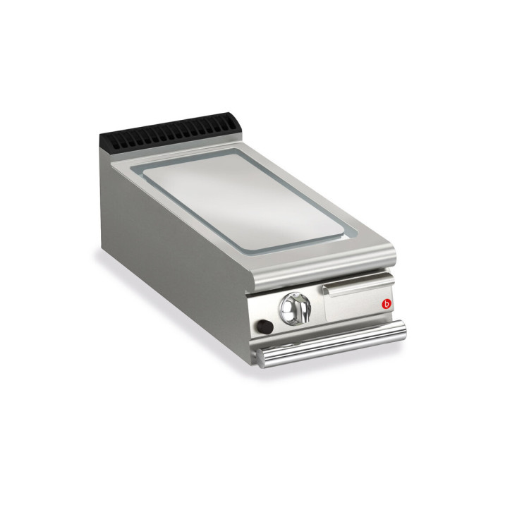 FRY TOP S GAS M40 Soft Steel Plate - Smooth - Top Thermostat Version