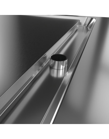 FRY TOP S elektryczny M80 Płyta ze stali nierdzewnej AISI – gładka – wersja z termostatem
