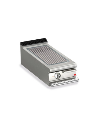 FRY TOP S électrique M40 plaque AISI - Nervurèe - Version Top - thermostaté
