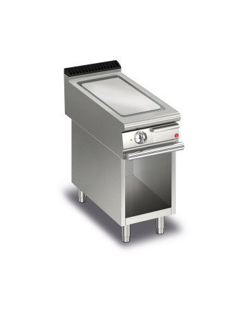 FRY TOP S électrique M40 plaque FER - Lisse - SUR PLACARD - thermostaté