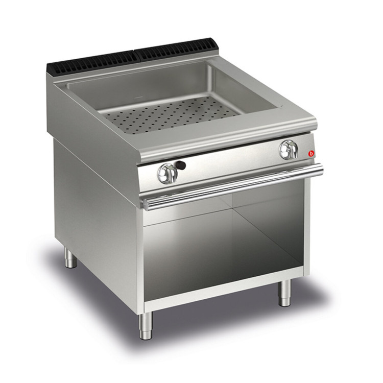 GAS BAIN-MARIE ON OPEN COMPARTMENT