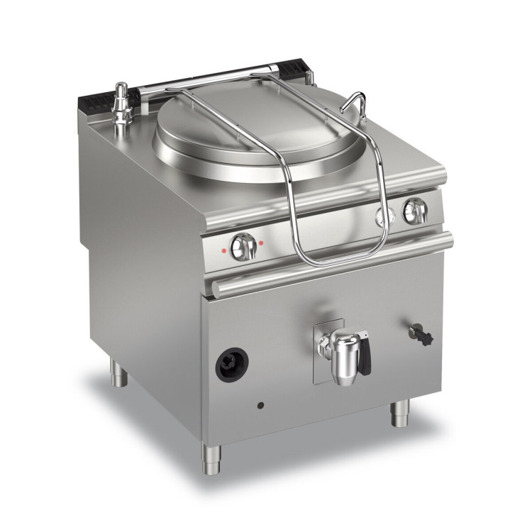 DOPPELWANDIGER GASKOCHKESSEL 100 LT - MODELL MIT AUTOMATISCHES KONDENSABLASSVENTIL