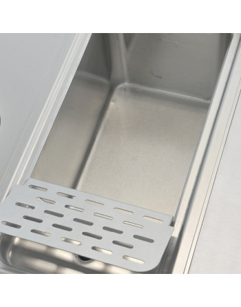 COCEDOR DE PASTA ELÉCTRICO 2 CUBETAS 40 + 40 LITROS
