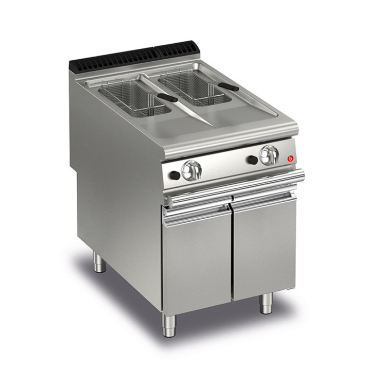 GAS FRYER 2 TANKS 10+10 L - WITH 2 BASKET KIT
