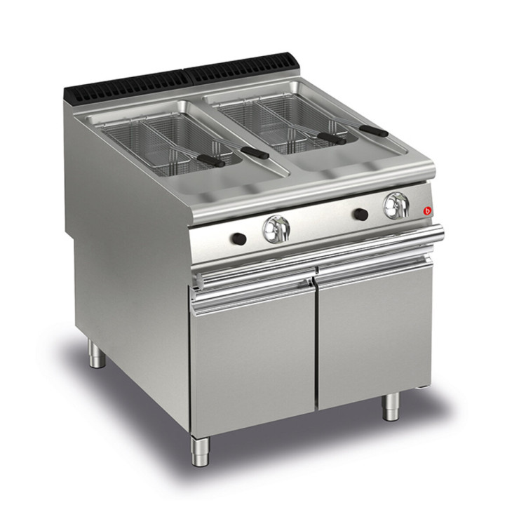 GAS-DOPPELBECKENFRITEUSE 15 + 15 LT