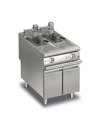 ELECTRIC FRYER 2 BASINS 10+10 L - WITH 2 BASKET KIT