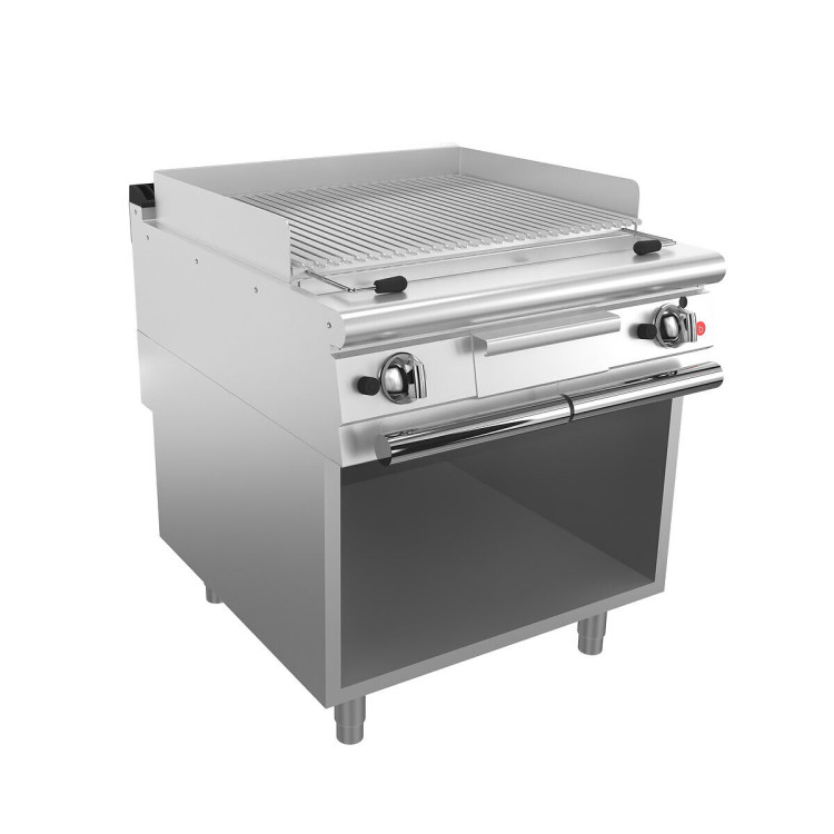 Super GAS Grill M80 - Parrilla mixta carne/pescado - M80 en compartimento