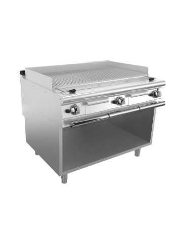 Super GAS Grill  M120 - Gitter aus Edelstahl Stab  - M120 auf  Unterbau