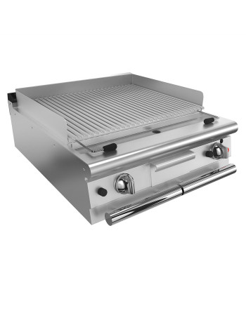 Grill de gas de piedra de lava M80 - Grill de varilla de acero inoxidable - Versión superior M80