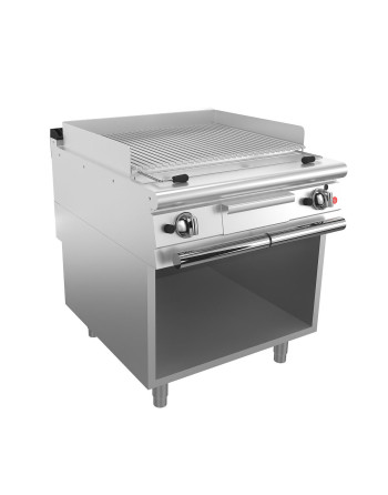 Lava Stone Grill GAS M80 - Mixed Meat/Fish Grill - M80 on compartment