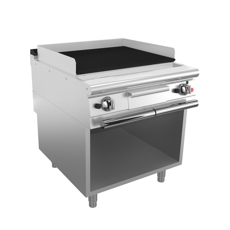 Gas Lava Stone Grill M80 - Parrilla de hierro fundido - M80 en el compartimiento