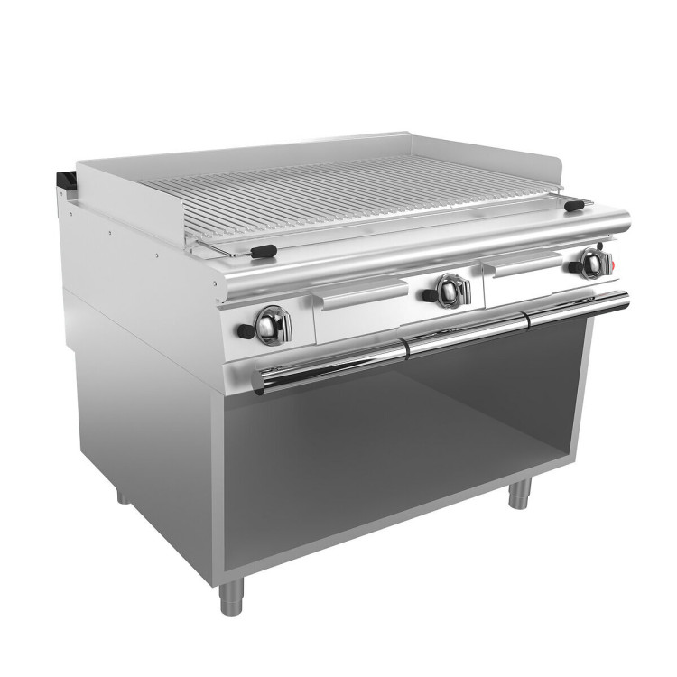 Lava Stone Grill GAS M120 - Parrilla mixta carne/pescado - M120 en compartimento