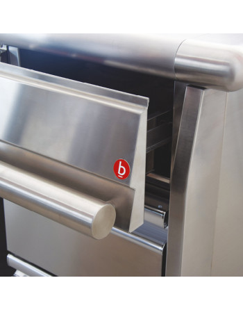 BASE NEUTRE AVEC FINITION HYGIÉNIQUE H2 M80 - GN2/1