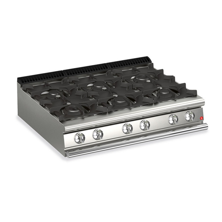 VERSION TABLE DE CUISSON À GAZ 6 FEUX