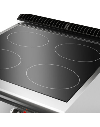VITROCERÁMICA ELÉCTRICA DE 4 ZONAS EN HORNO ELÉCTRICO