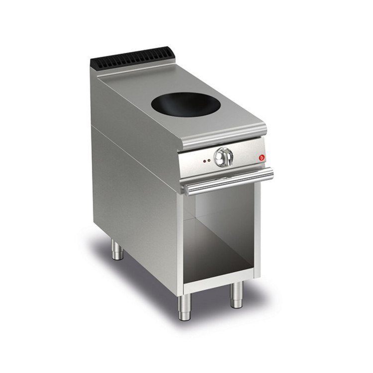 ELECTRIC INDUCTION COOKER - WOK - ON OPEN COMPARTMENT