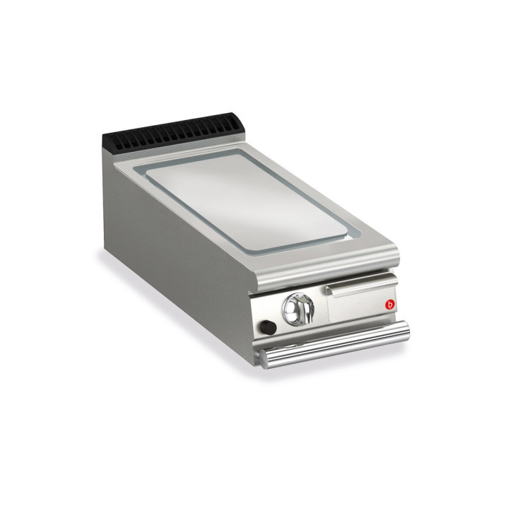 FRY TOP S GAS M40 Płyta z stali nierdzewnej AISI – z rowkami – wersja do montażu na blacie