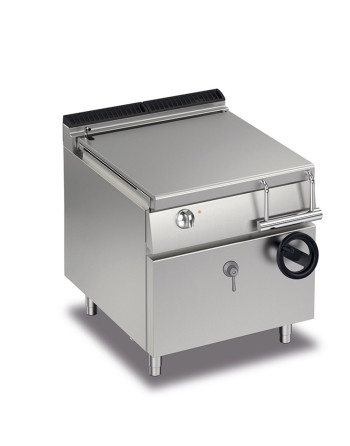 SARTEN ELÉCTRICA BASCULANTE MANUAL DE 43 L - CUBA DE HIERRO