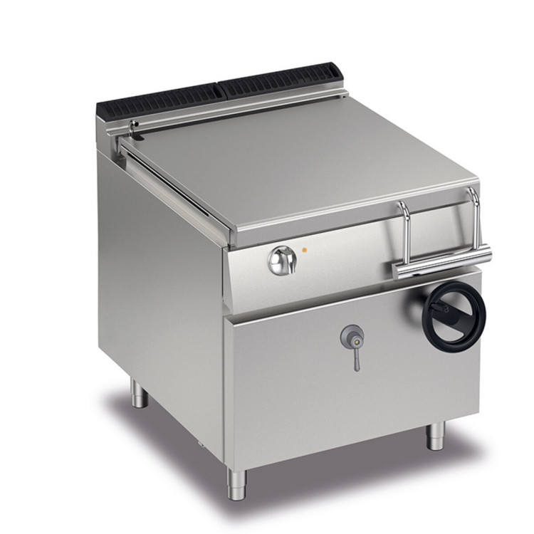 SARTEN ELÉCTRICA BASCULANTE MANUAL DE 43 L - CUBA DE HIERRO
