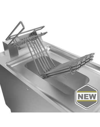 GAS-DOPPELBECKENFRITEUSE 10 + 10 LT