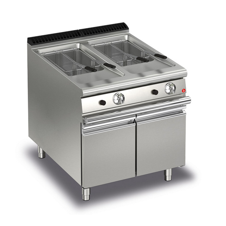 GAS FRYER 2 TANKS 15+15 LITRES