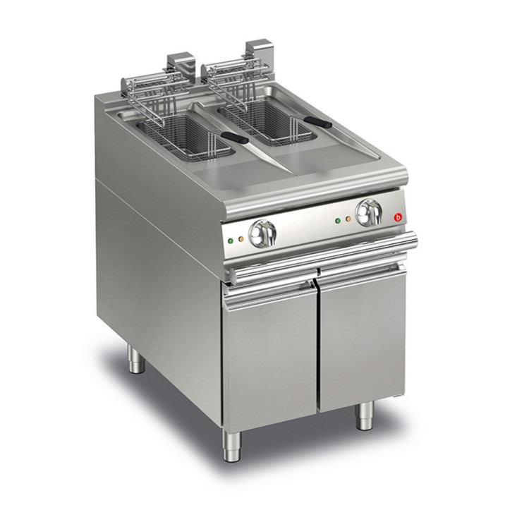 ELEKTRISCHE FRITTEUSE 2 BECKEN 10+10 LITER