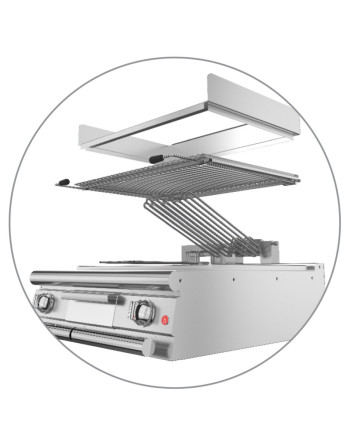 Super GAS Grill M40 - Parrilla de varilla de acero inoxidable - Versión superior M40