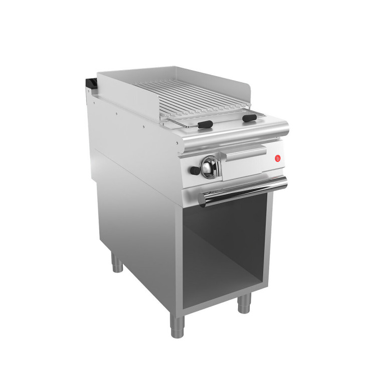 Lavastone Grill GAS M40 - Stainless steel grill - M40 on compartment