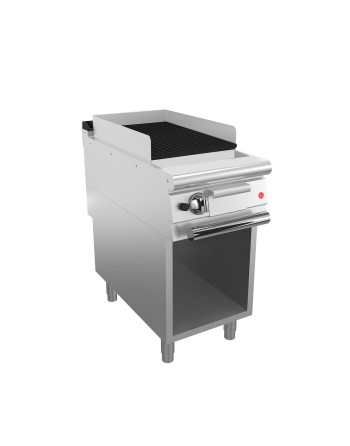 Gas Lava Stone Grill M40 - Cast Iron Grill - M40 on compartment