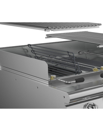 Super Electric Grill M80 - Parrilla de varilla de acero inoxidable - M80 en compartimento