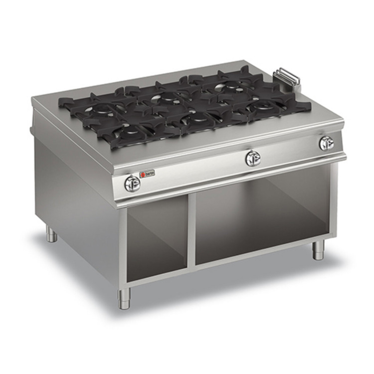 6-BURNER PASS-THROUGH COOKER - ON CABINET