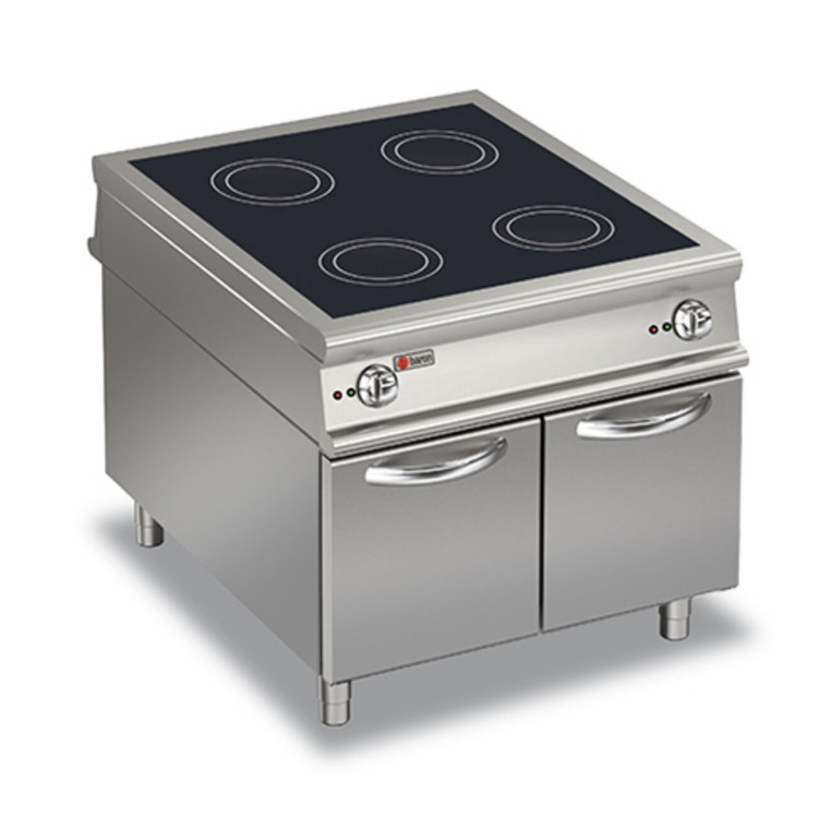 4-ZONE INDUCTION COOKER - ON CABINET WITH DOORS
