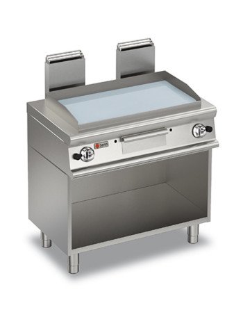 FRY-TOP A GAS PLACA CROMADA LISA - EN COMPARTIMENTO